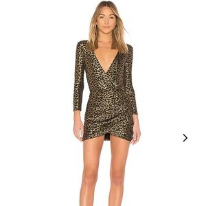 Lovers and Friends Metallic Dress from Revolve XS
